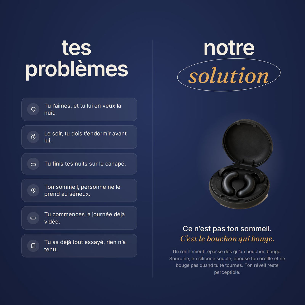 Bouchons de nuit Sourdine
